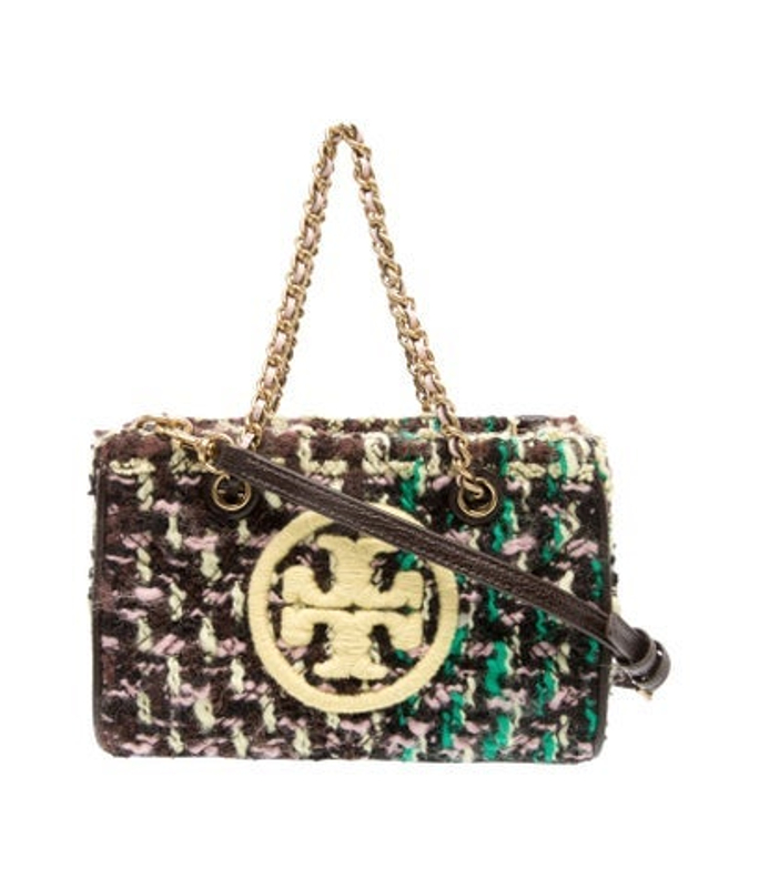 Tory Burch Burch Tweed Crossbody Bag