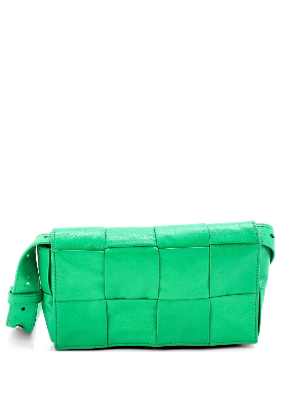 Cassette Maxi Intrecciato Leather belt bag