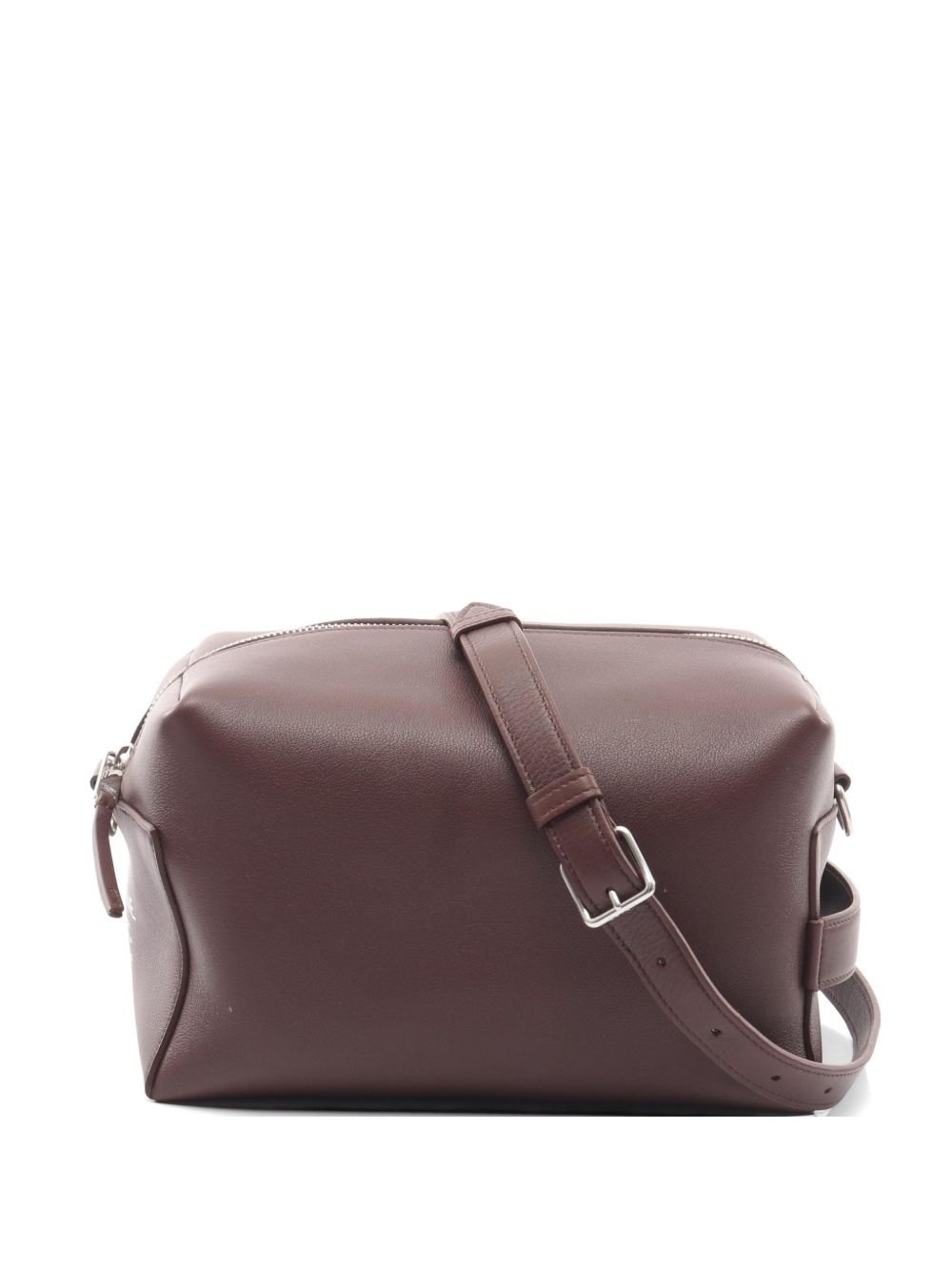 Takeaway leather messenger bag