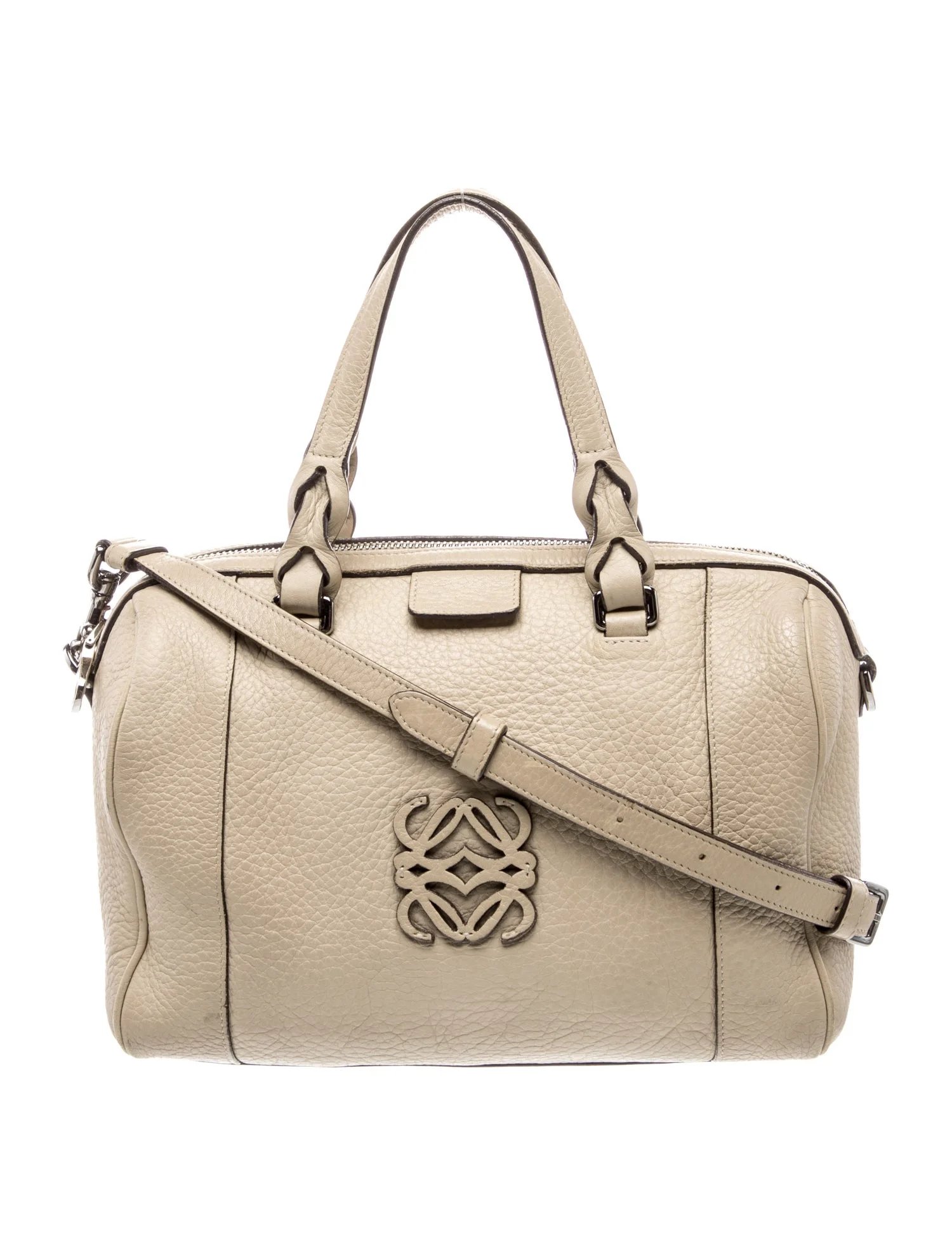 Leather Top Handle Bag