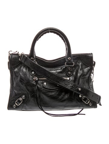 Leather Le City Bag Small Handle Bag