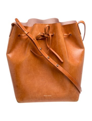 Mansur Gavriel Leather Bucket Bag