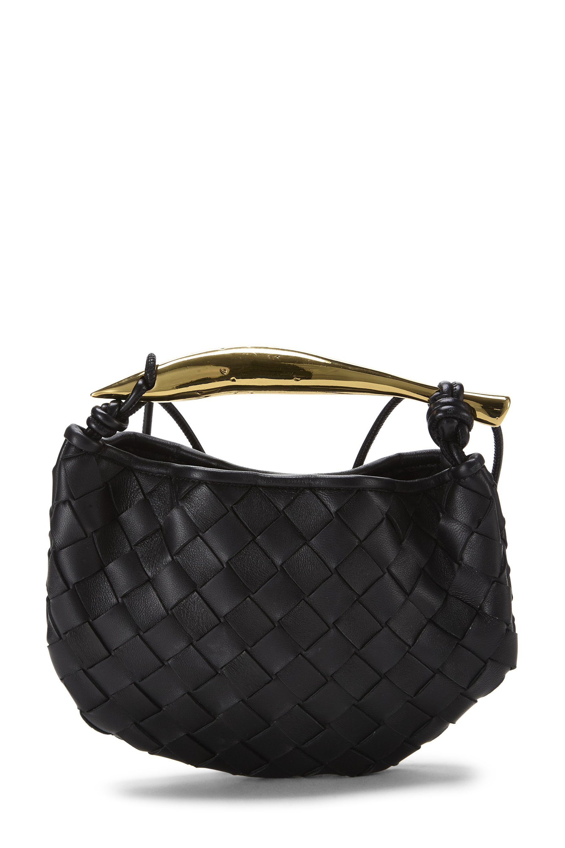 Black Intrecciato Sardine Bag Mini