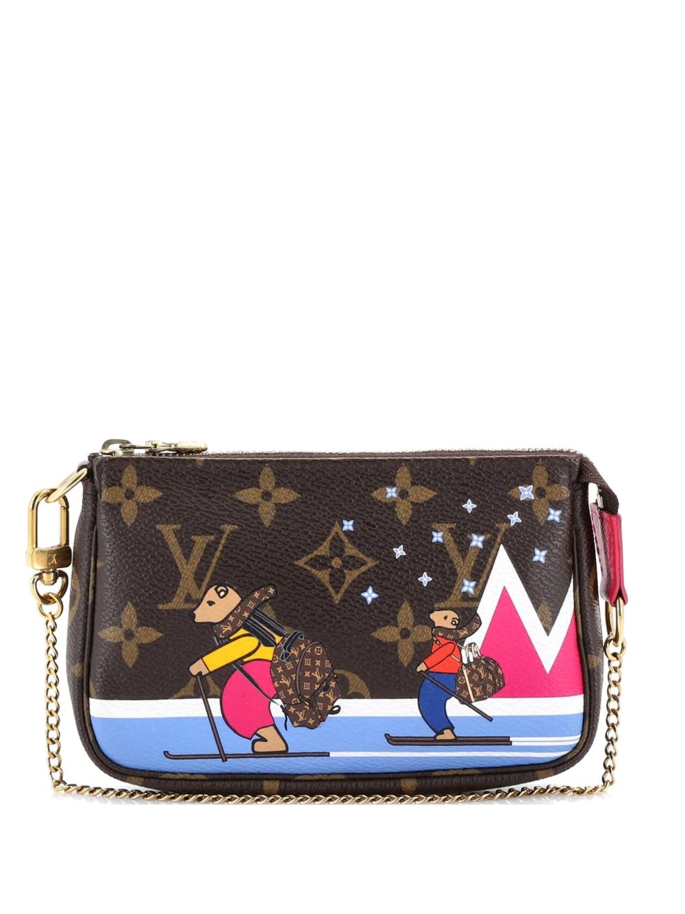 Pochette Accessoires Limited Edition Christmas Animation Monogram Canvas Mini shoulder bag