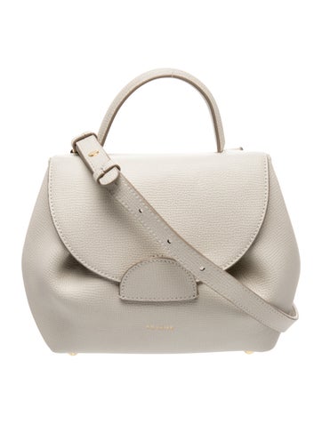 Polene Leather Top Handle Bag