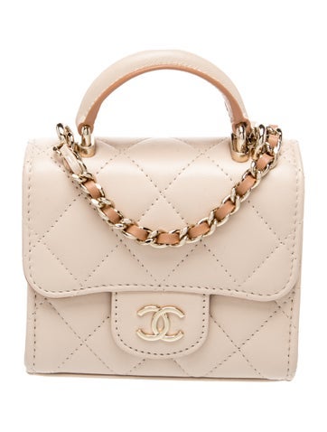 Mini Top Handle Flap Coin Purse