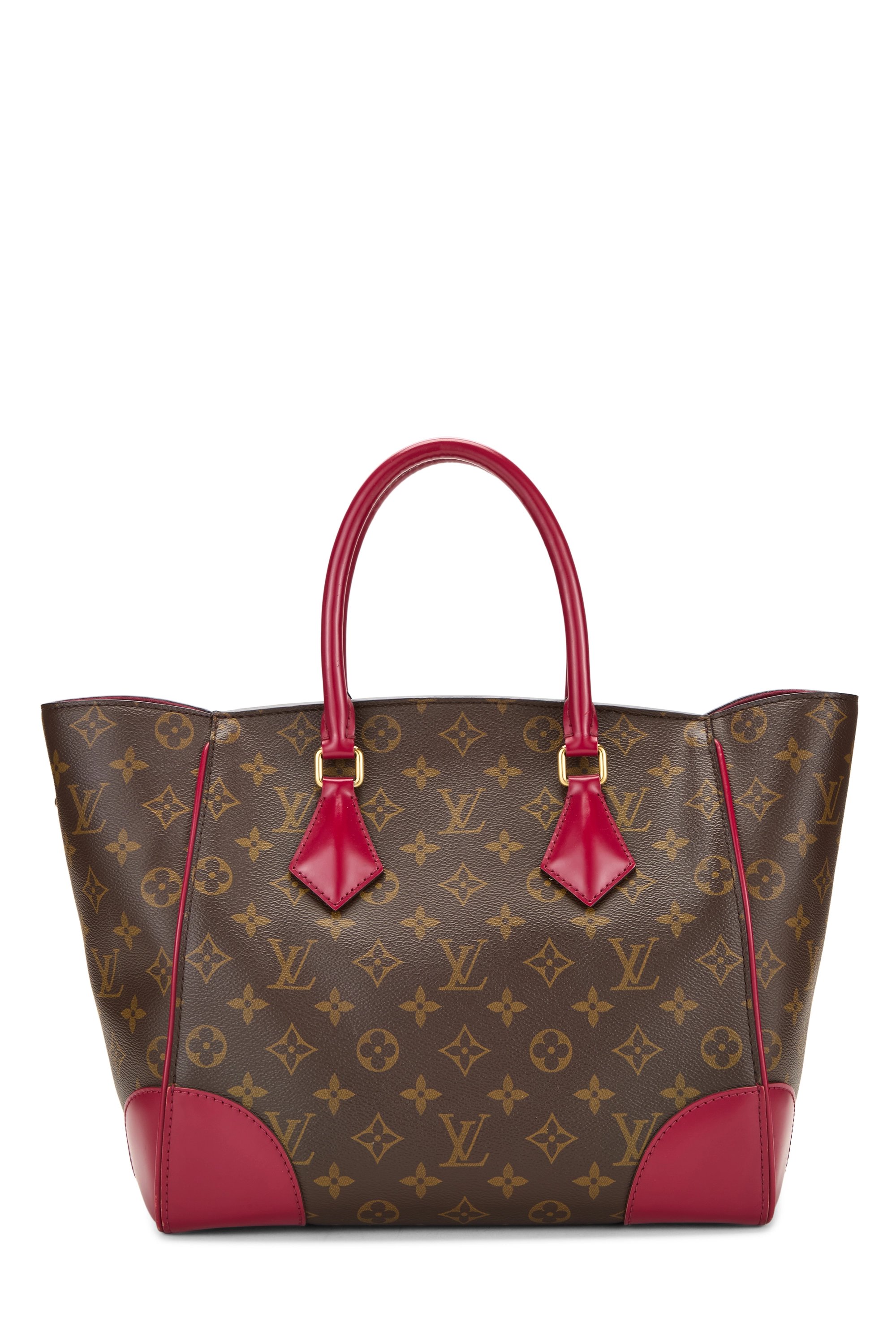 Burgundy Monogram Canvas Phenix MM