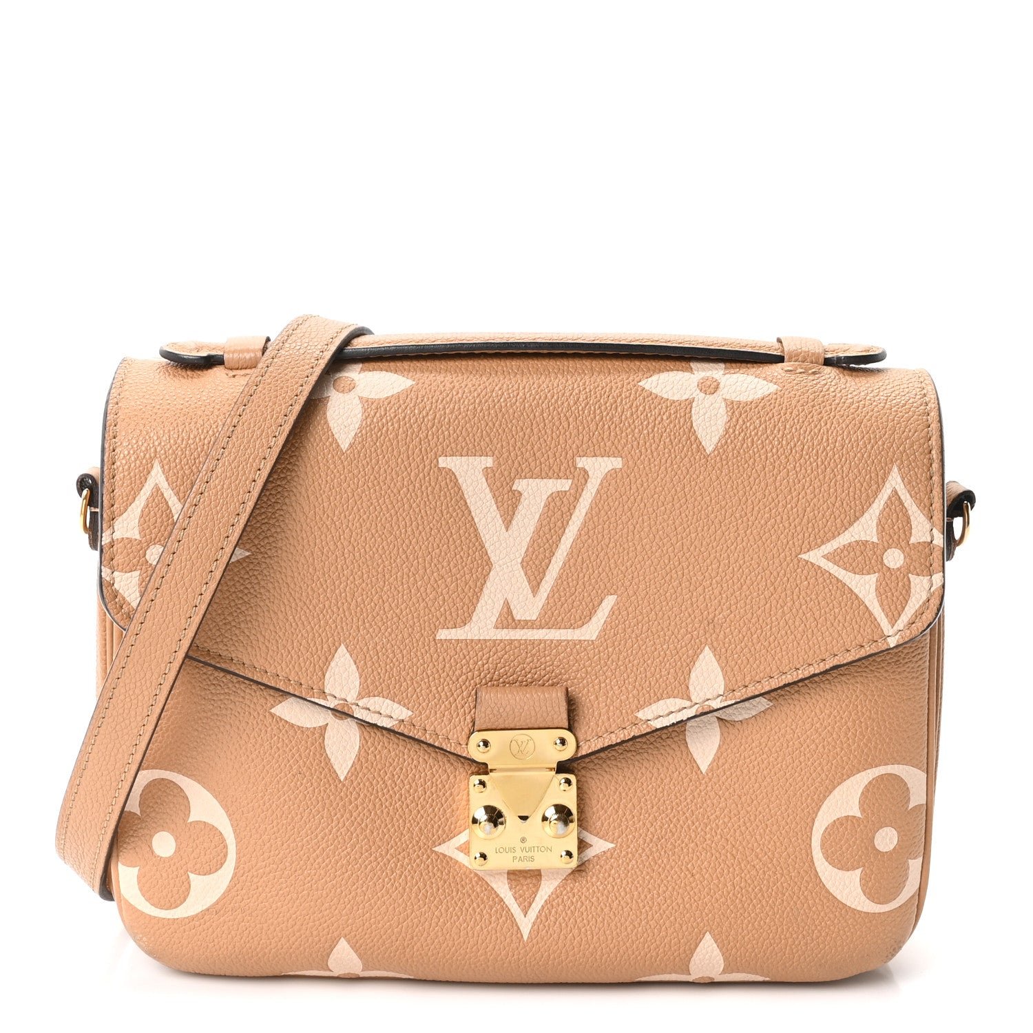 Louis Vuitton Empreinte Monogram Giant Pochette Metis Arizona Beige