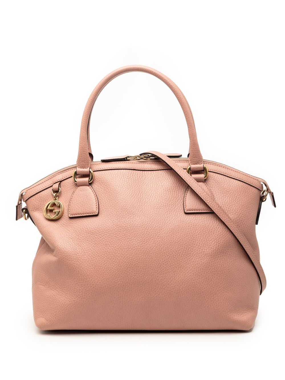 2000-2015 Medium Leather GG Charm Dome satchel