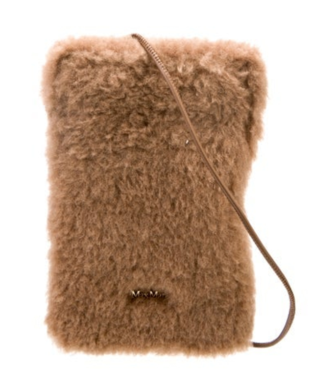 Max Mara Mara Shearling Shoulder Bag W Tags