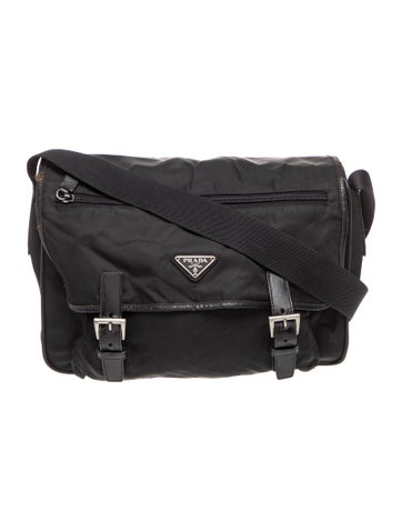 Saffiano Leather Messenger Bag