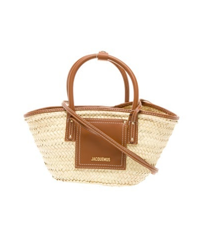 Jacquemus Straw Top Handle Bag W Tags