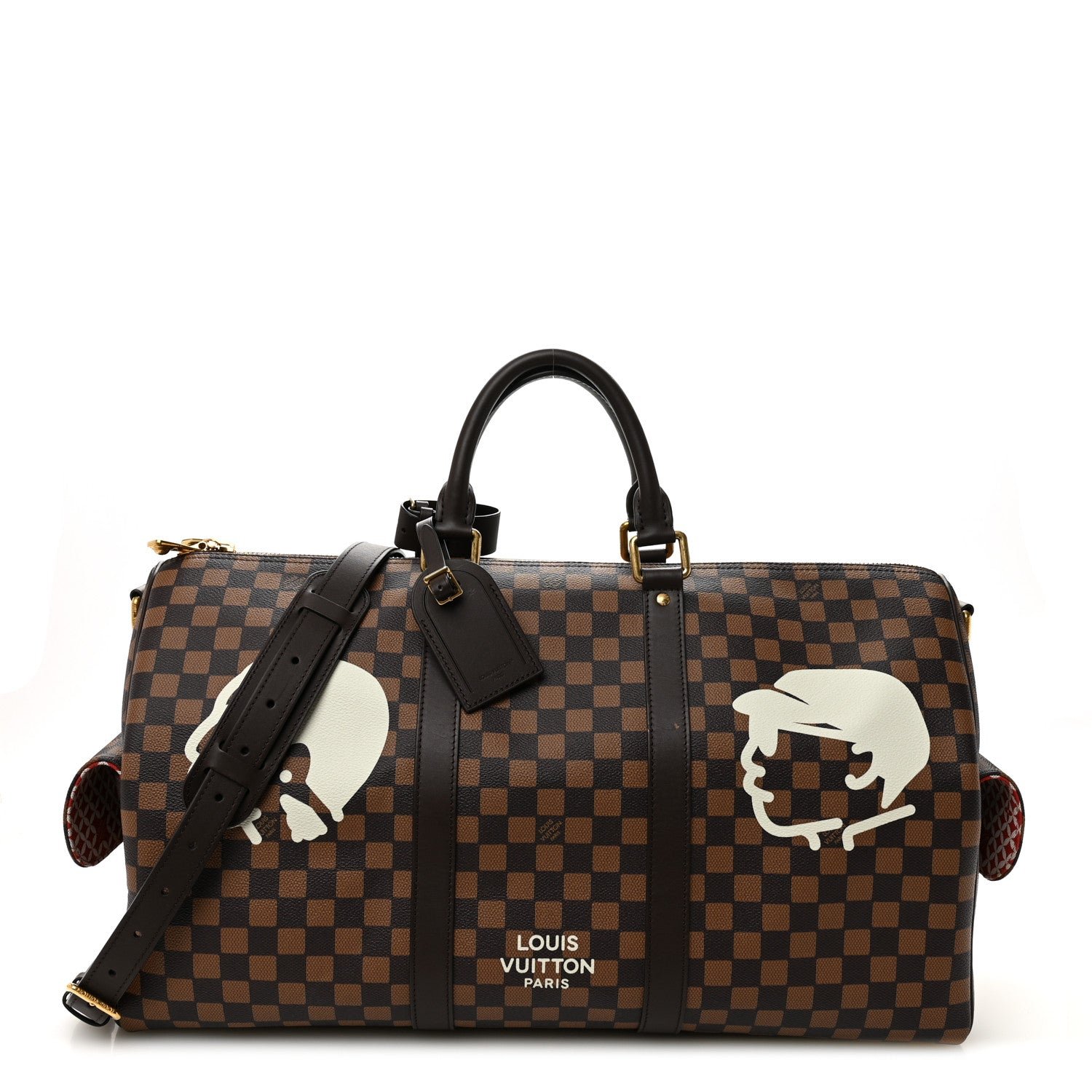 Louis Vuitton Louis Vuitton X NIGO Damier Phriendship Keepall Bandouliere 50