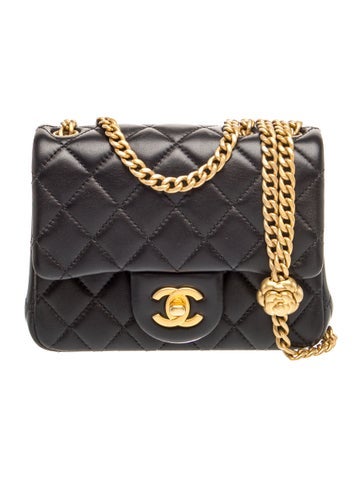 Mini Square Sweet Camellia Flap Bag