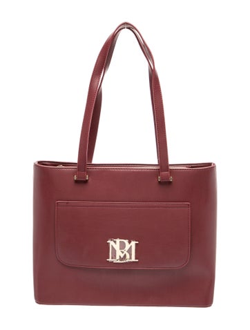 Badgley Mischka Leather Top Handle Bag