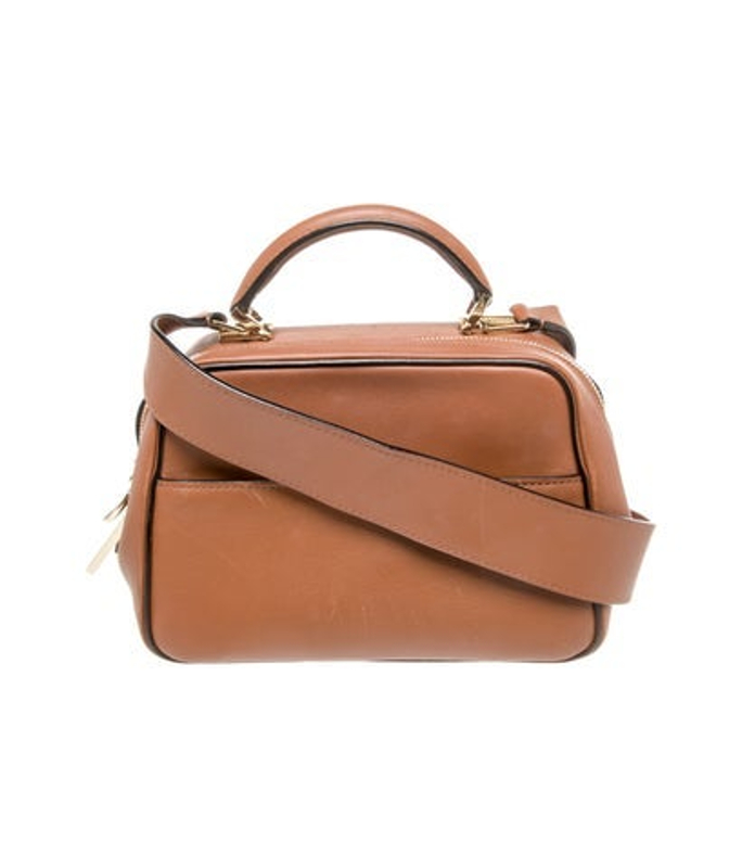 Valextra Leather Top Handle Bag