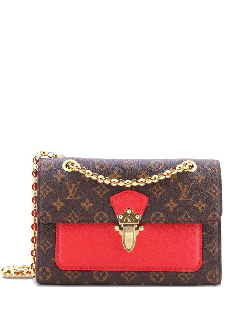 Victoire Handbag Monogram Canvas and Leather shoulder bag