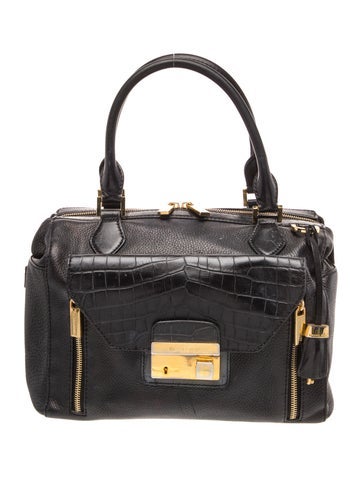 Leather Top Handle Bag