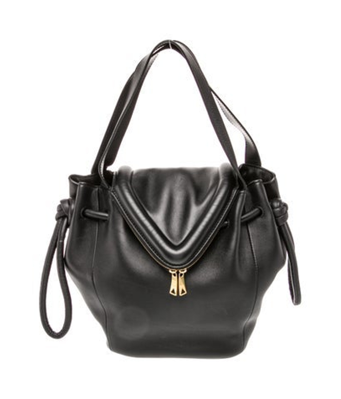 Bottega Veneta Veneta Leather Beak Tote Small