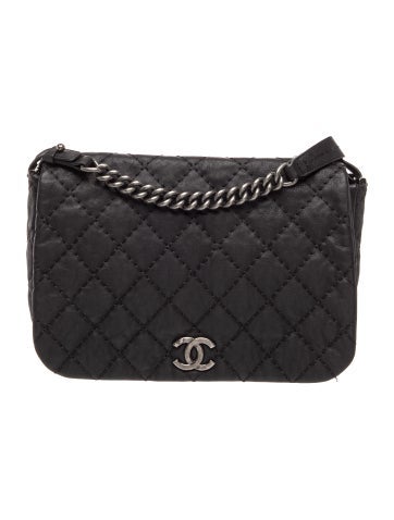Quilted Flap Messenger Bag