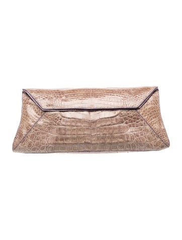 Nancy Gonzalez Crocodile Clutch