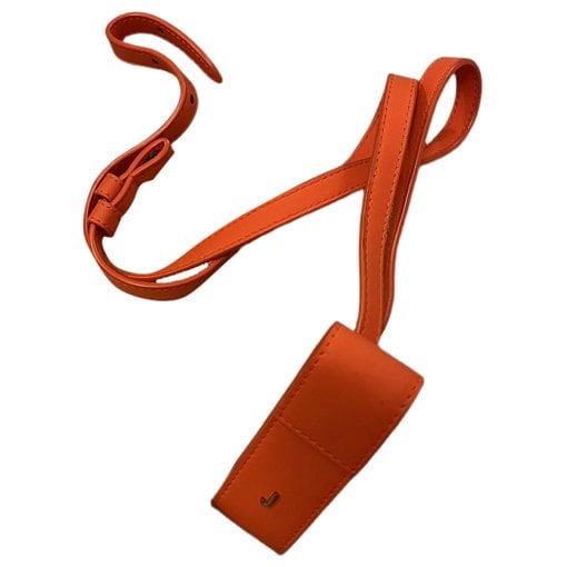 Le porte rouge à lèvres leather handbag