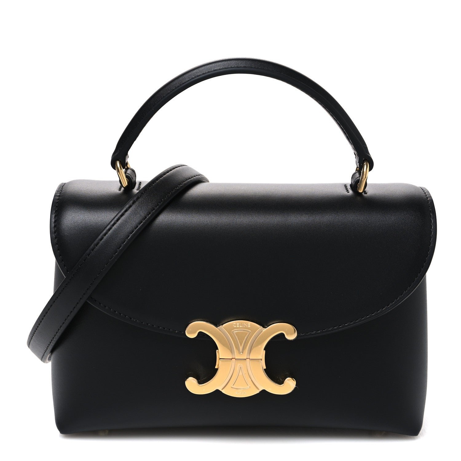 Celine Smooth Satinated Calfskin Teen Nino Black