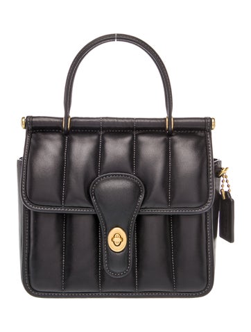 Leather Top Handle Bag