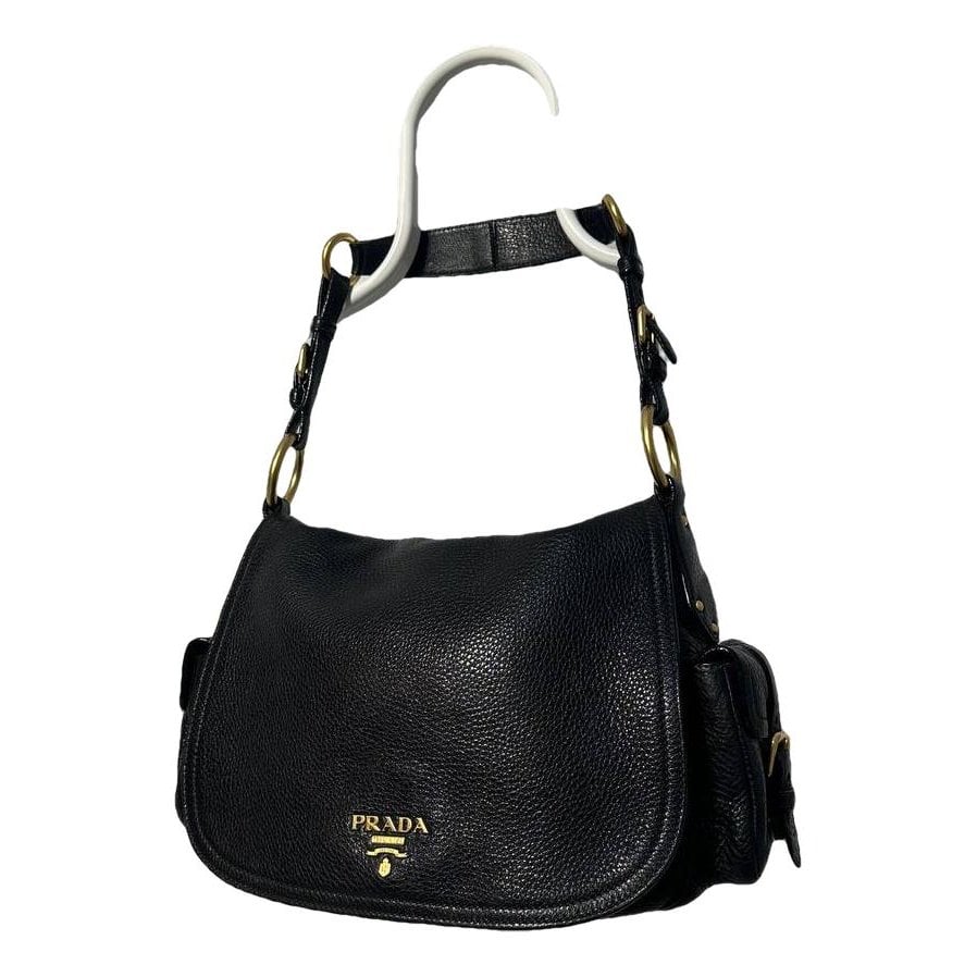 Leather clutch bag