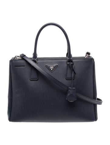 Saffiano Leather Galleria Double Zip Large