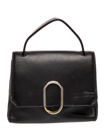 Leather Top Handle Bag