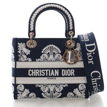 Canvas Lady Dior Medium
