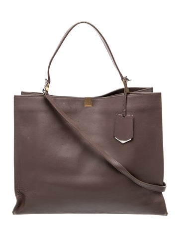 Leather Top Handle Bag