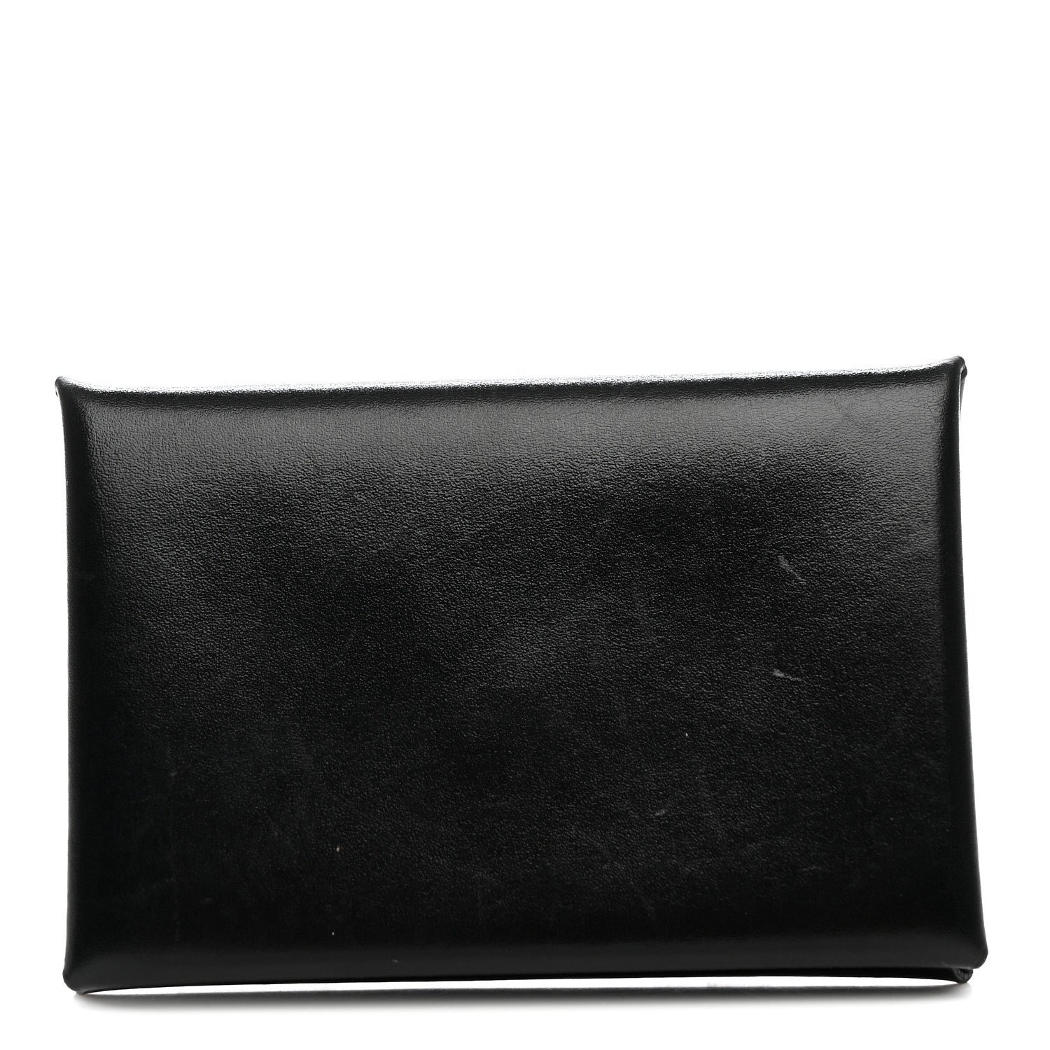 Hermes Box Calvi Card Case Black