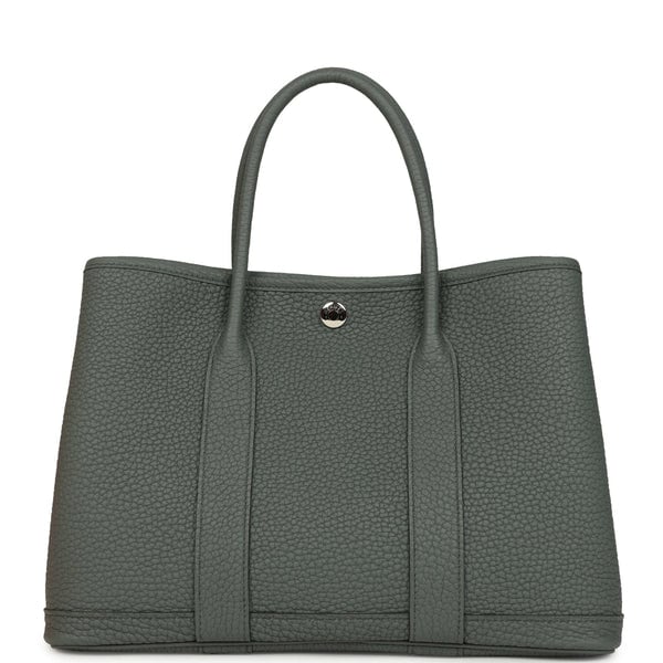 Hermes Hermes Garden Party 30 Vert Amande Negonda Palladium Hardware