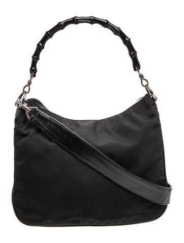 Bamboo Top Handle Bag Vintage