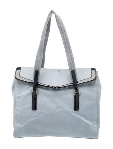 Tessuto Nylon Canvas Tote Handbag Medium