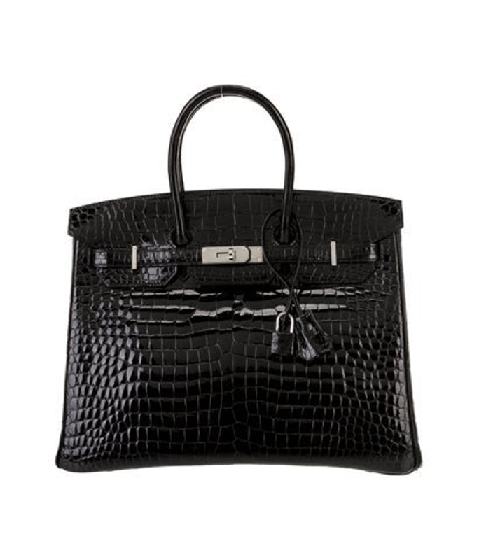 Hermes Shiny Crocodile Birkin 35
