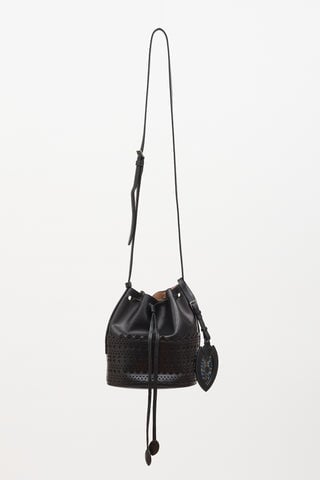 Leather Vienne Bucket Bag