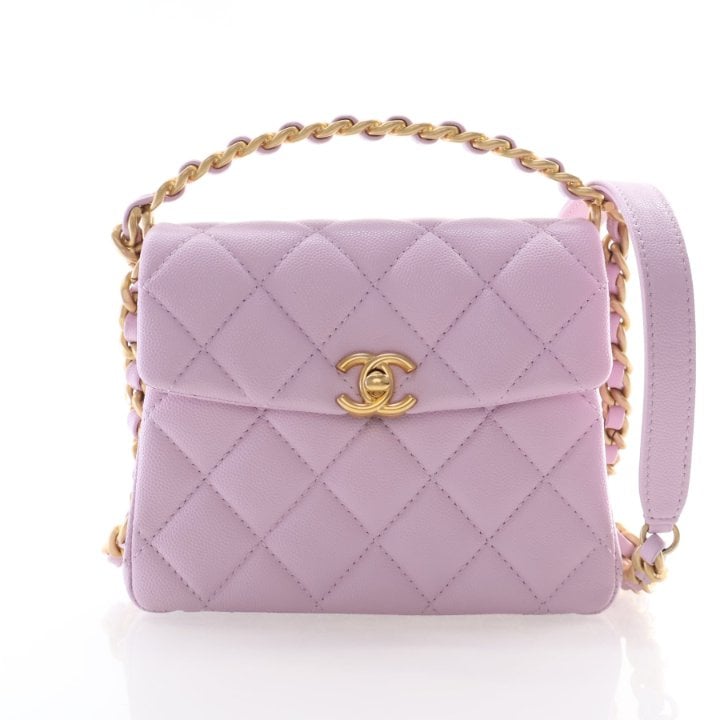 Chanel Medium Caviar Top Handle Bag