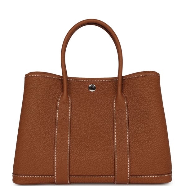Hermes Hermes Garden Party 30 Gold Negonda Palladium Hardware