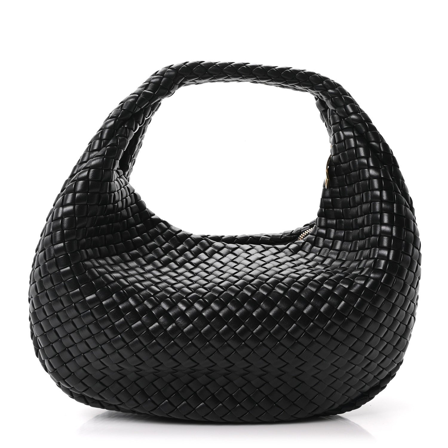 Lambskin Intrecciato Padded Jodie Black