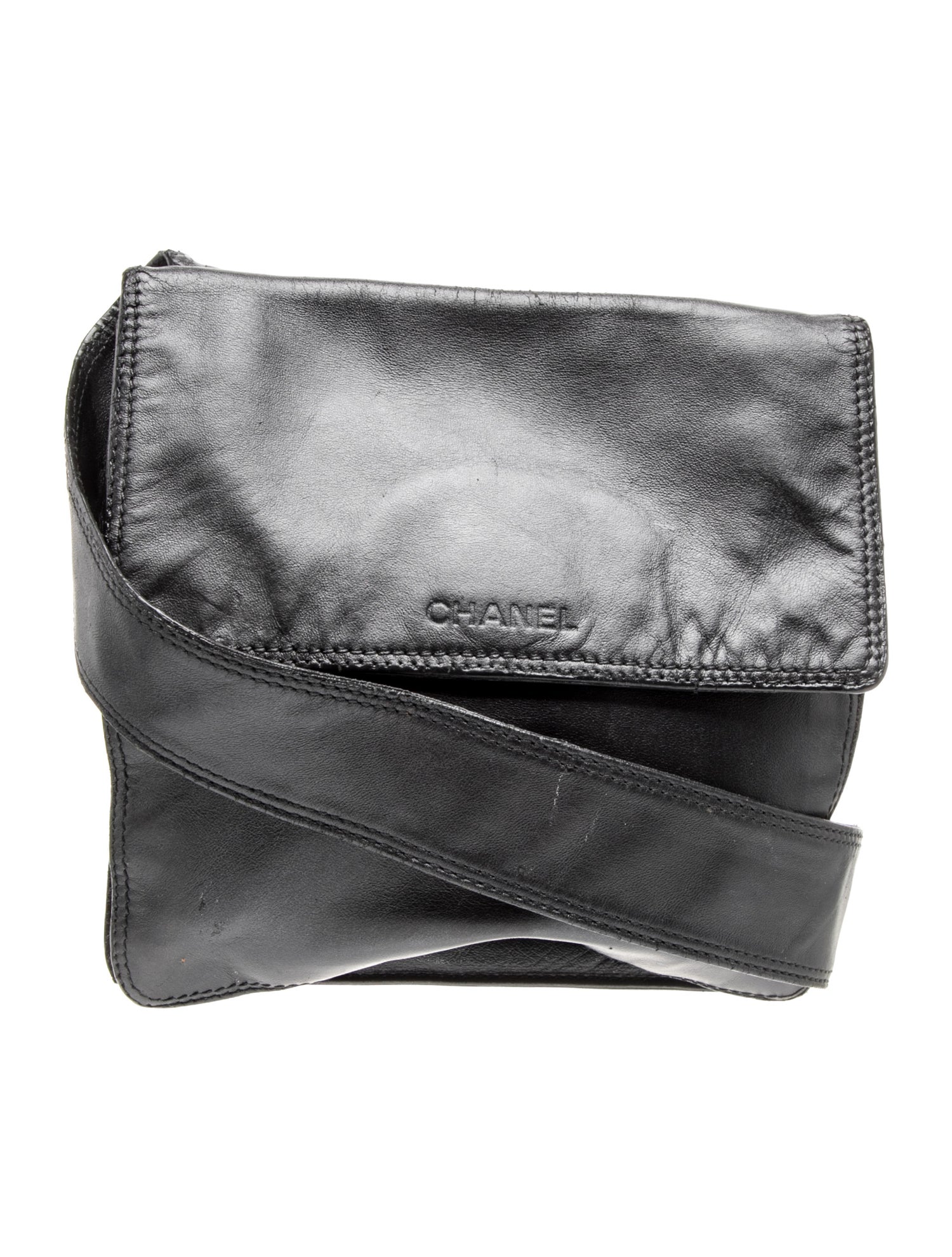 Logo Flap Messenger Bag