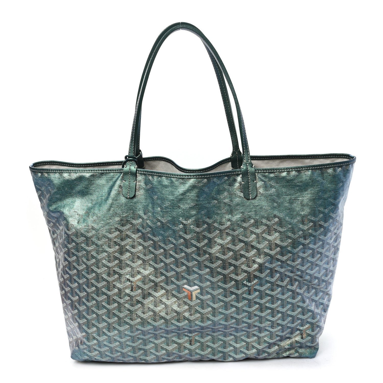 Iridescent Goyardine Saint Louis GM Pearly Green