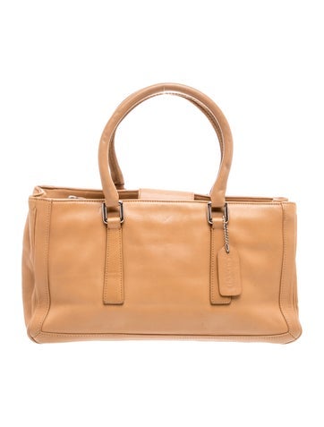 Leather Top Handle Bag