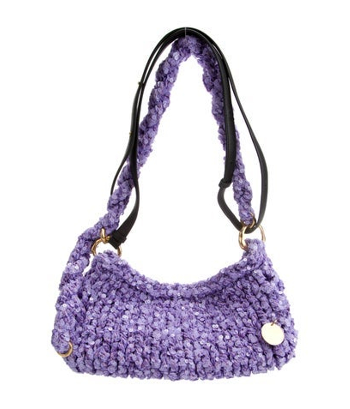 Jil Sander Sander Sequins Shoulder Bag