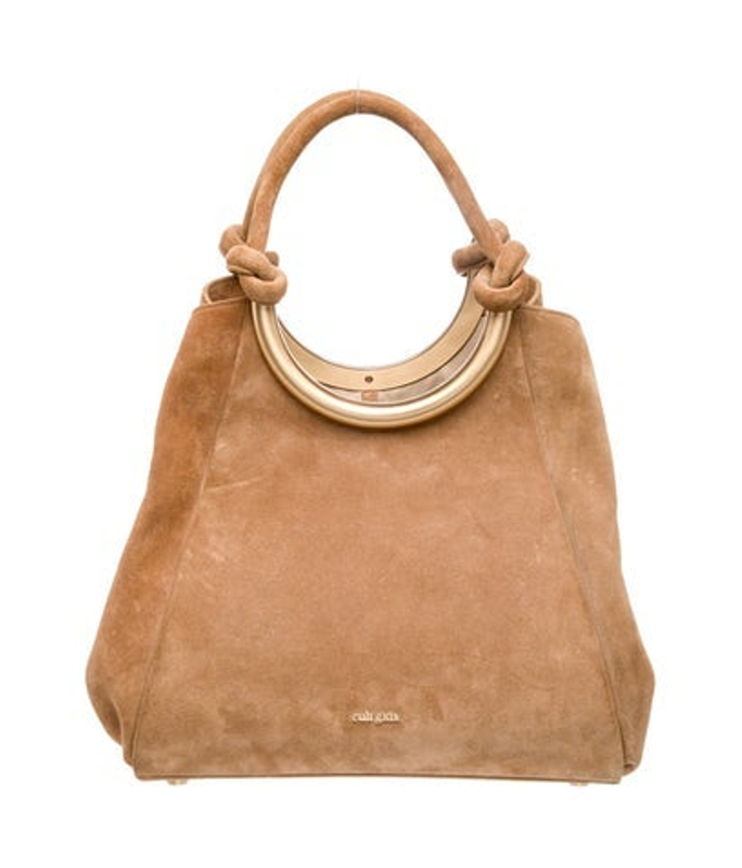 Cult Gaia Gaia Suede Shoulder Bag