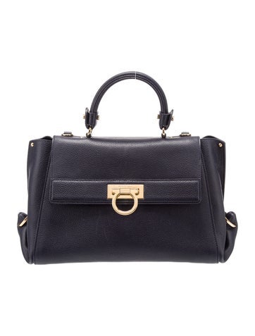 Ferragamo Gancini Top Handle Bag