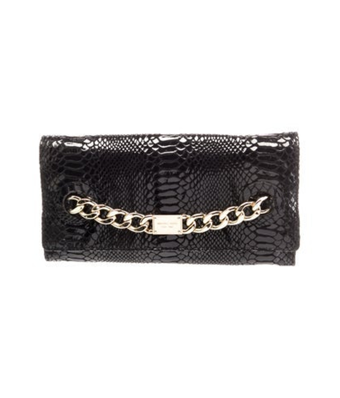 Michael Kors Kors Embossed Leather Clutch