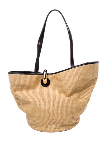 Jacquemus Straw Le Bambola Medium